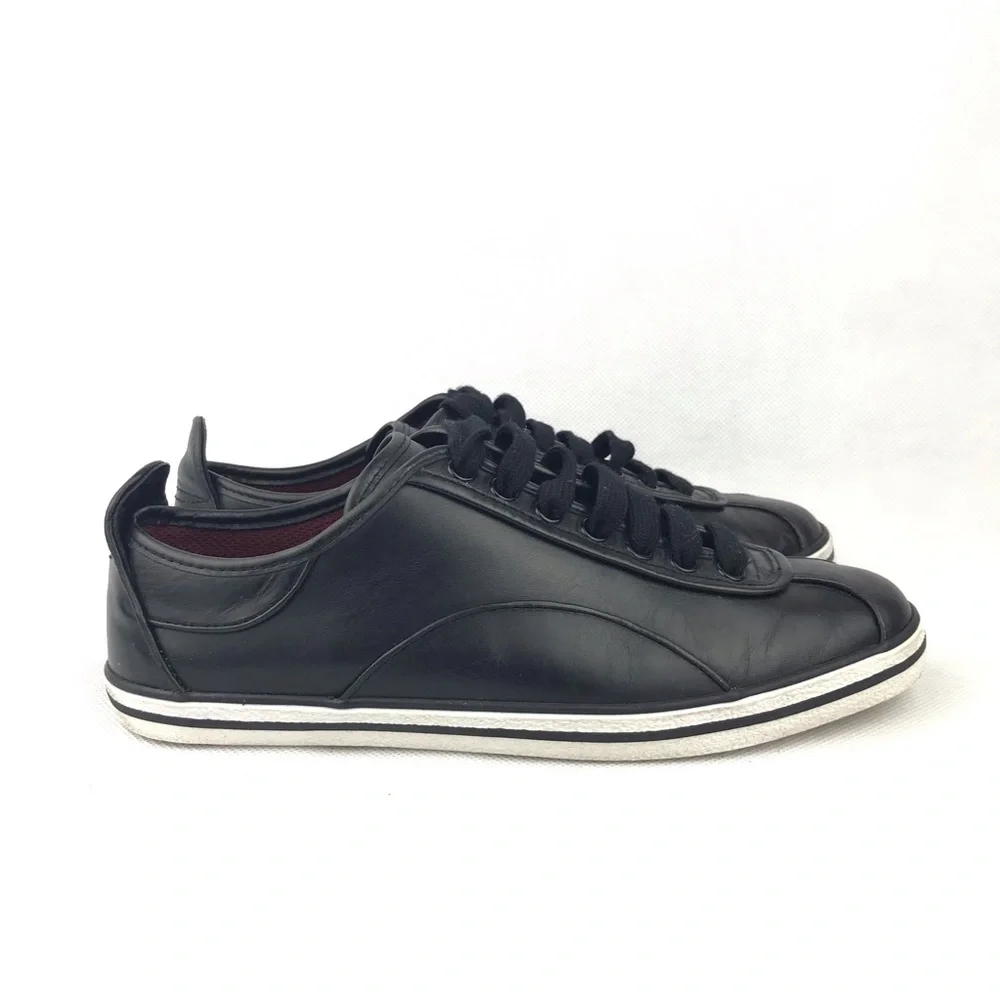 Marc by MARC JACOBS Women’s Size EU 35 Black Greenwich Leather Lace Up Sneakers